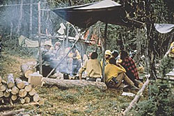 Second picture of a fire camp