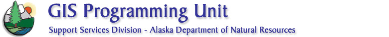 GIS Programming Unit - Dept. of Natural Resources